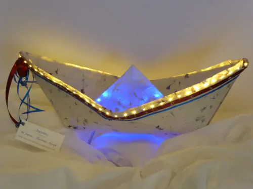 Βάρκα origami - Φωτιστικό led