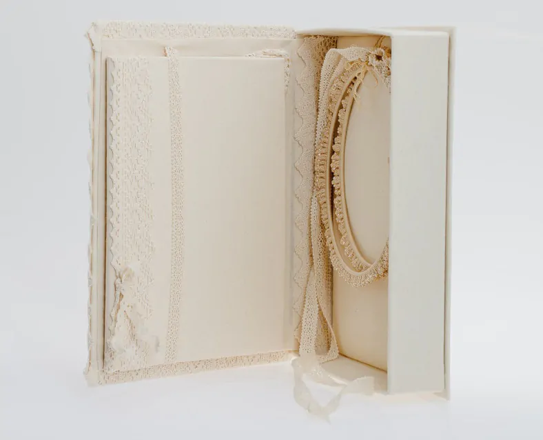 Στέφανα & Στεφανοθήκη με Βιβλίο Ευχών "Armonia" - Image 5