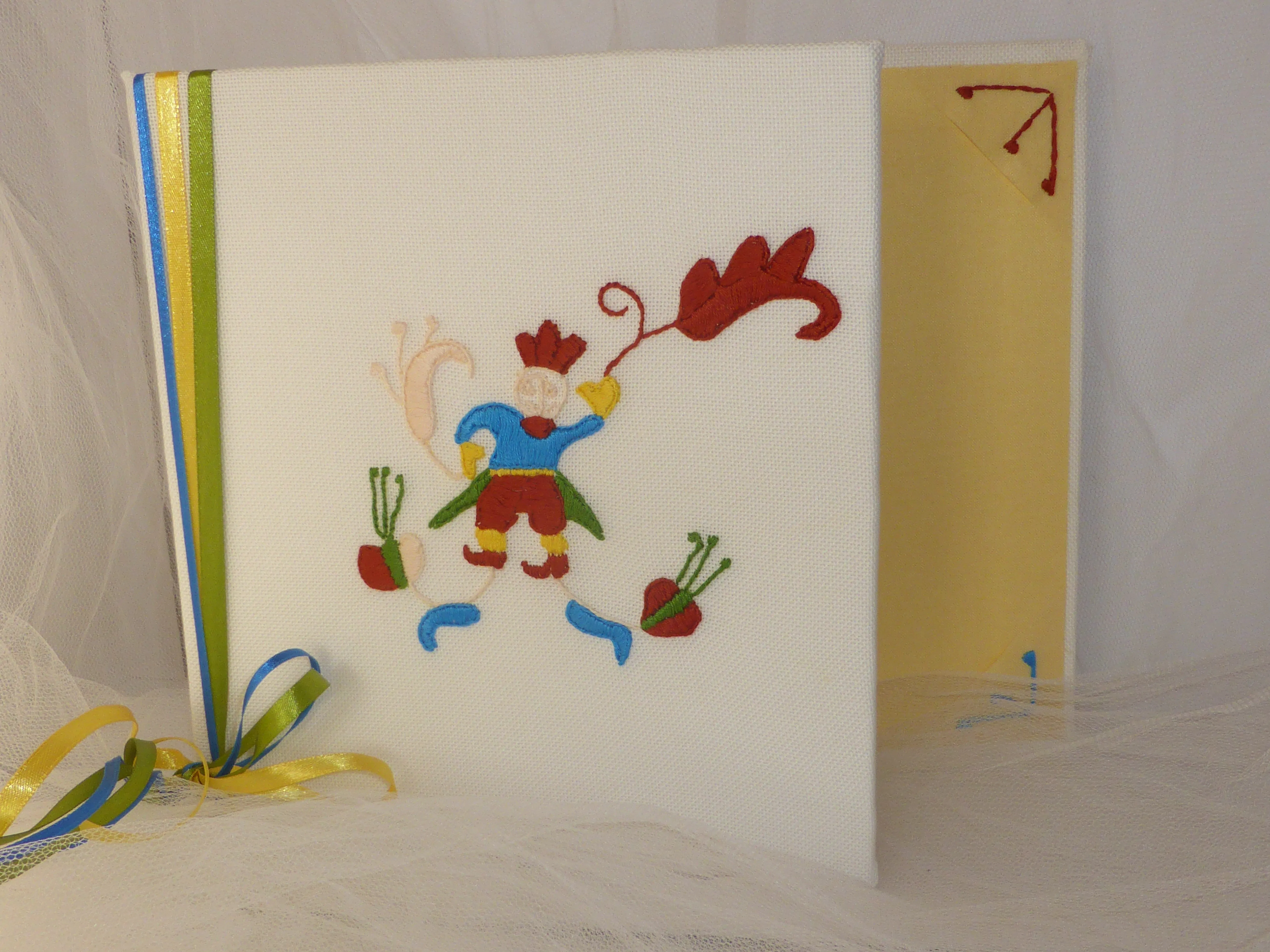 Χειροποίητη Κεντητή Κάρτα-Κορνίζα - Image 2